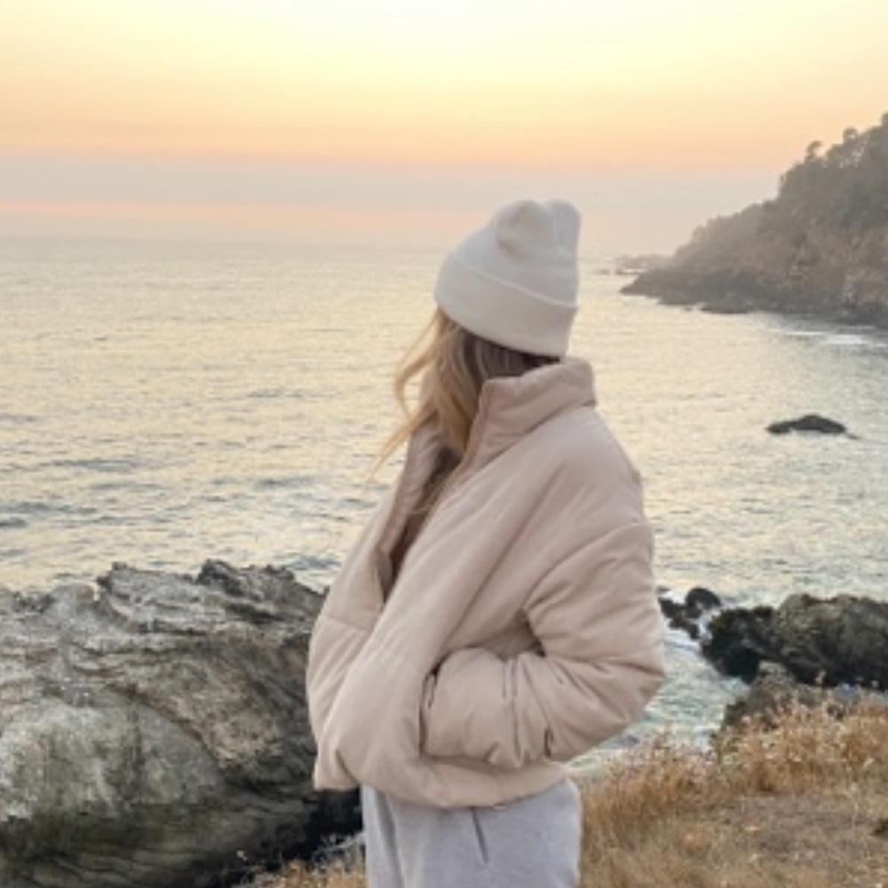 misguided cream puffer coat